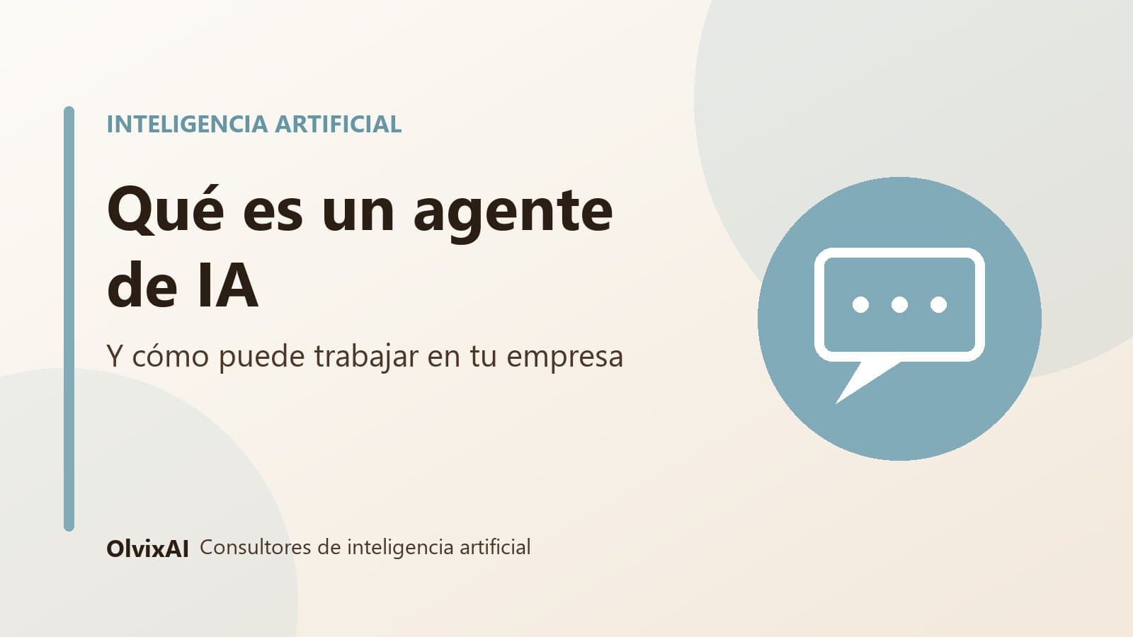 Qué es un agente de IA y cómo puede trabajar en tu empresa